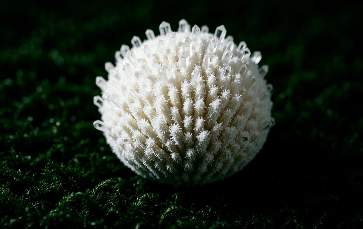 Macro botanical structure representing biological vitality